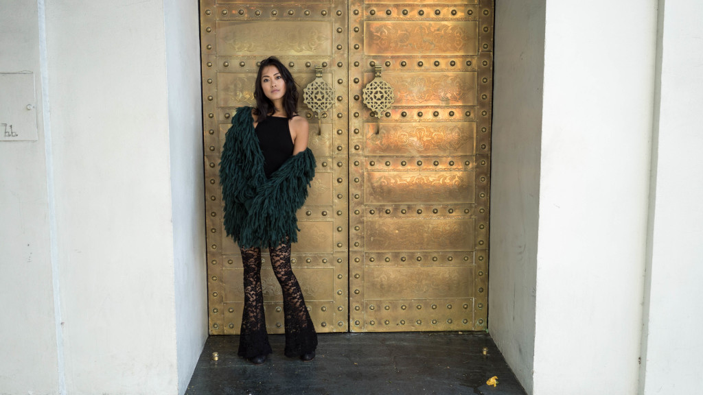 Winter Style, Lovers and Drifters Club, Shaggy Jacket, Lace Bellbottoms, Show Me Your Mumu