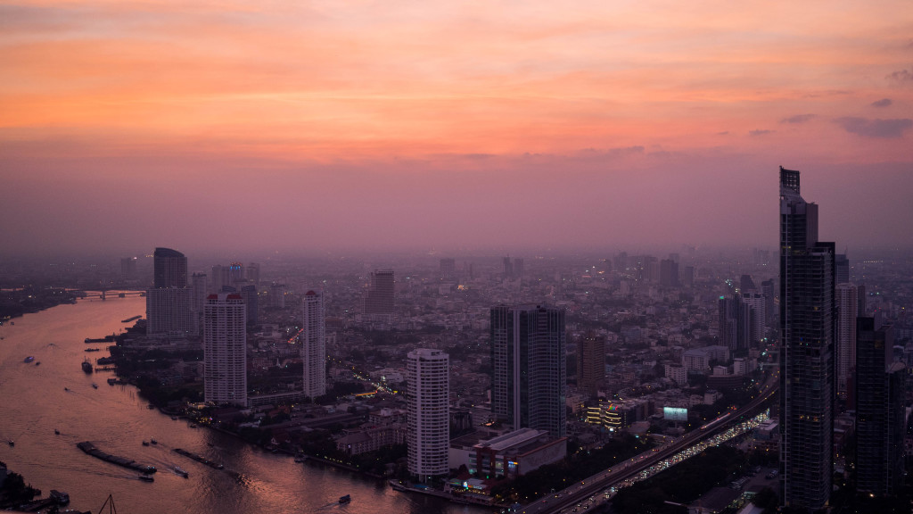 Sunset Bangkok, Thailand
