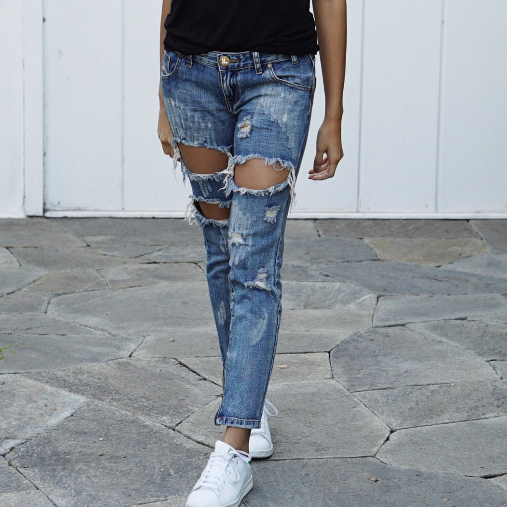 One Teaspoon Ripped Jeans
