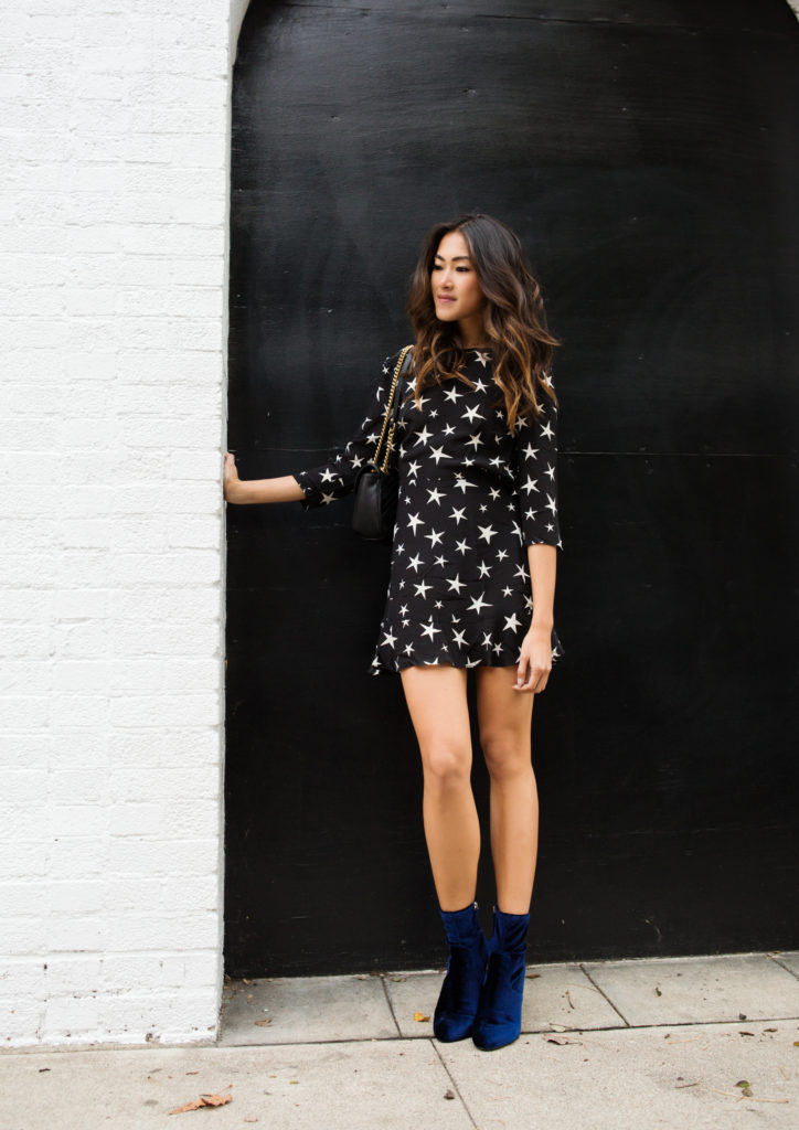 star print dress