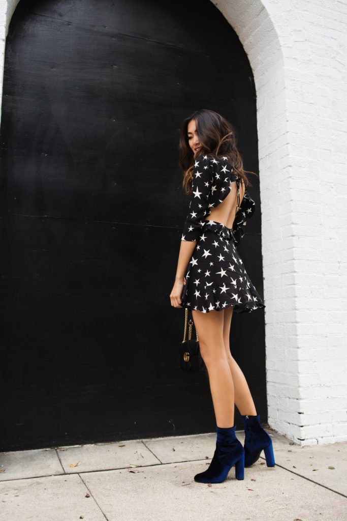 star print dress