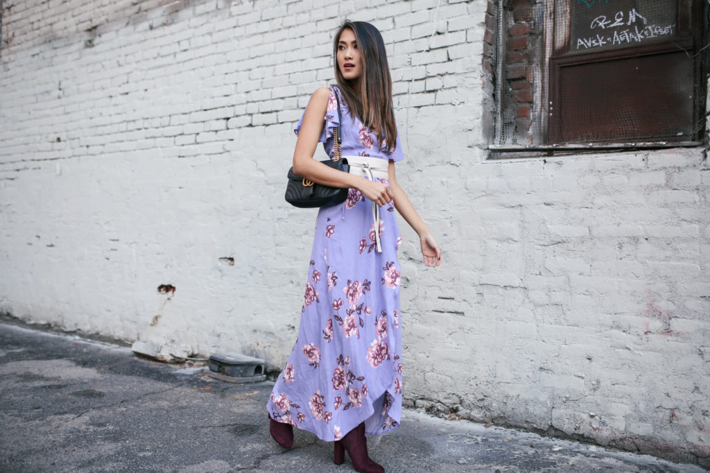 Spring 2017 Trends by The Luxi Look wearing ASTR Selma Floral Dress