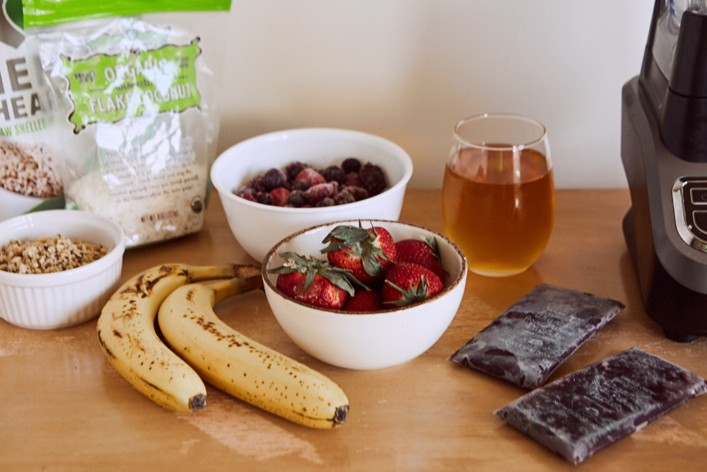 Acai Bowl ingredients