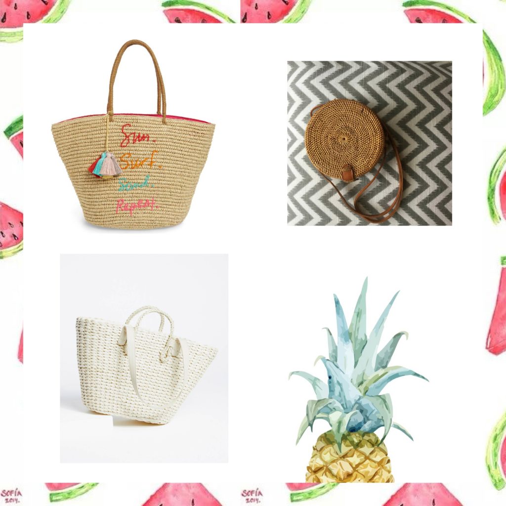 Perfect Straw Bags for Summer by The Luxi Look