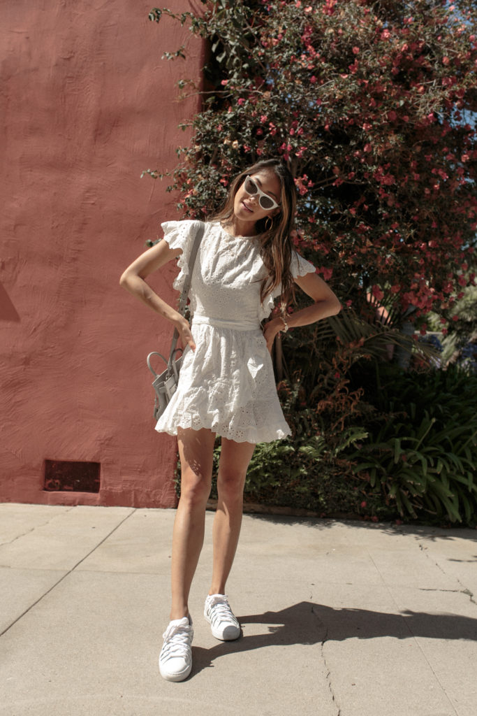 White dress look | by The Luxi Look