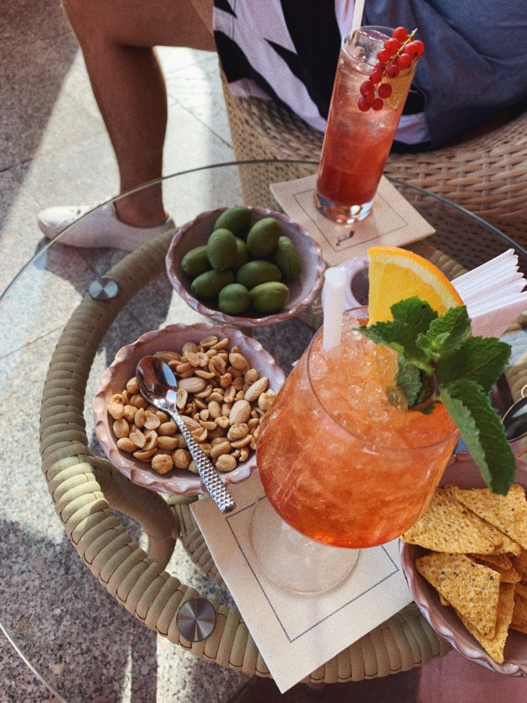 drinks and snacks